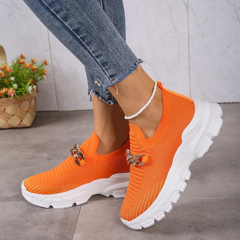 Women's Breathable Fly Woven Surface Lightweight Comfortable Casual Shoes