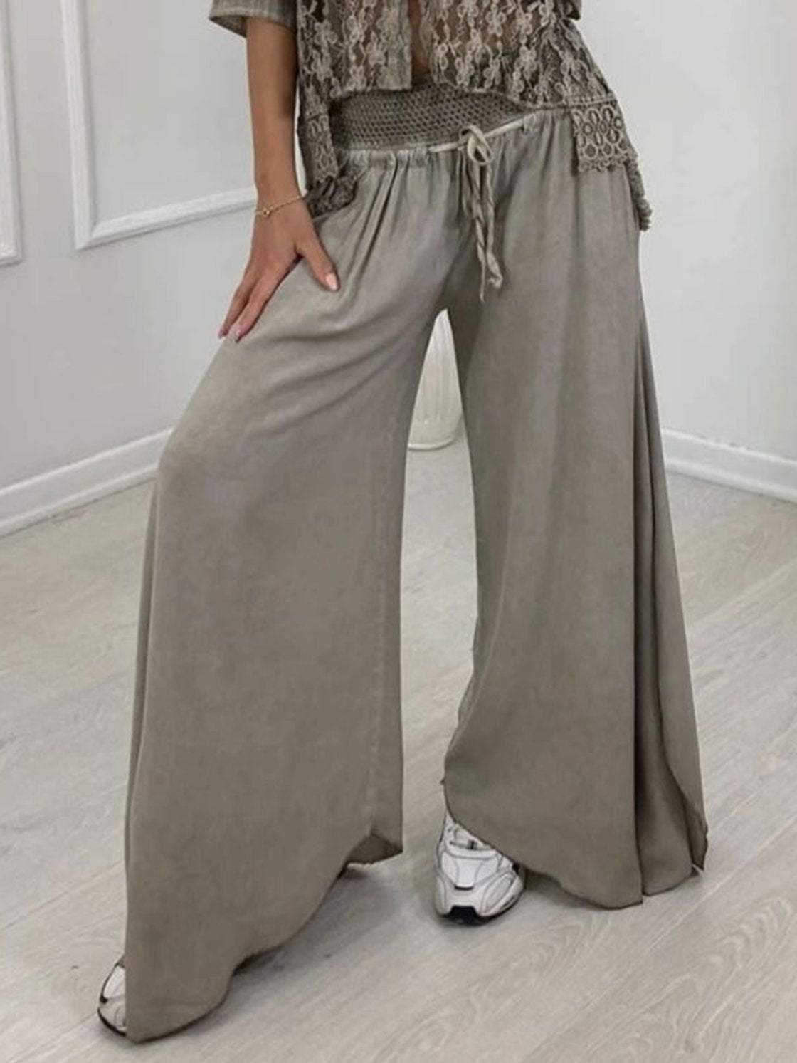 Women's Loose High Waist Casual Pants