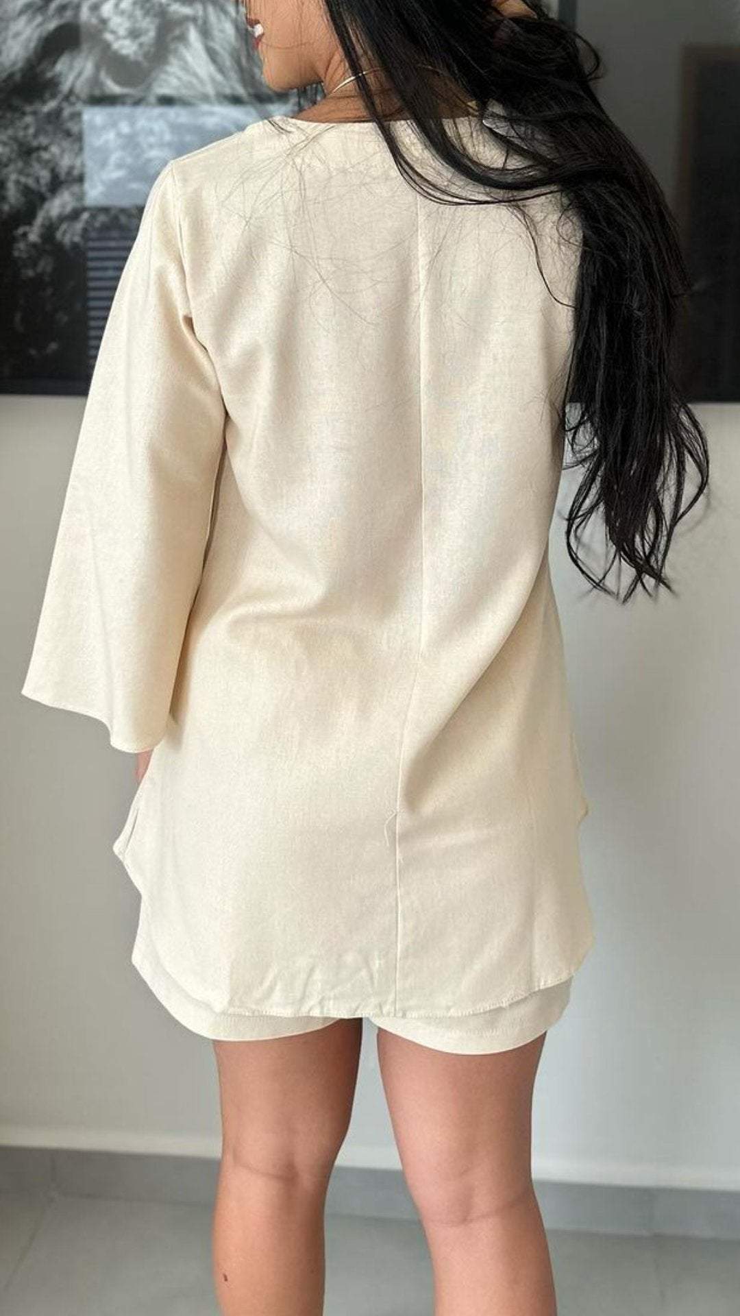 Women's V-neck Long-sleeved Casual Suit