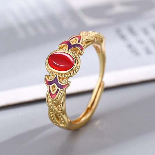 Fine Enamel Craft Women's Open Ring As Show One Size