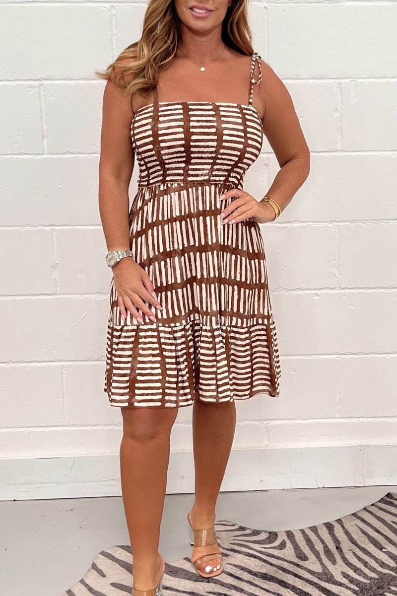 Women's Block Print Dress