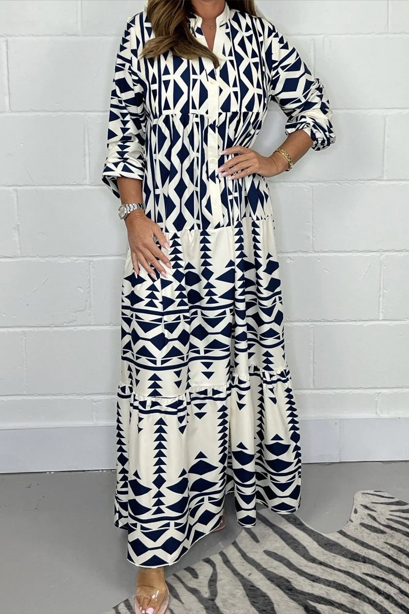 Women's printed maxi dress