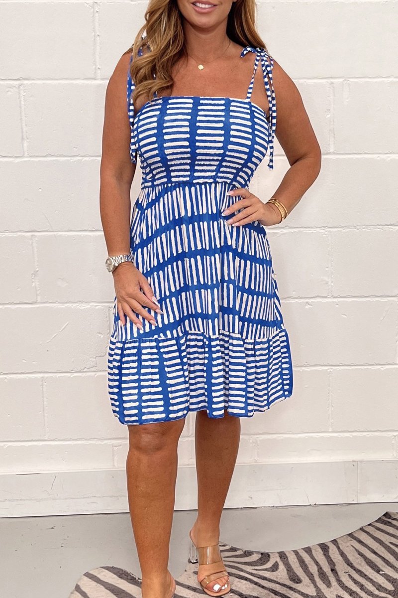 Women's Block Print Dress