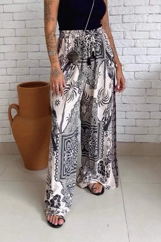 Women's printed trousers