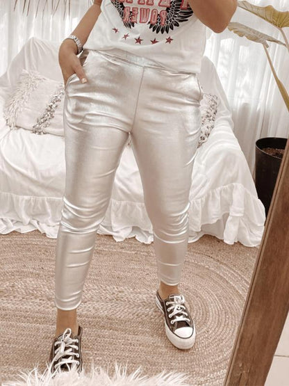 Stylish Glossy Leggings