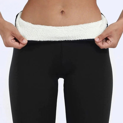 Lambskin Winter Leggings Black