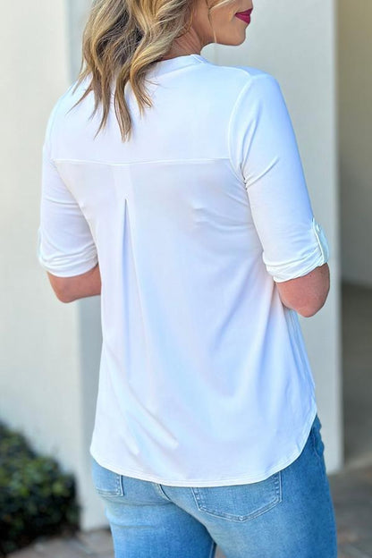 Casual V Neck Shirt