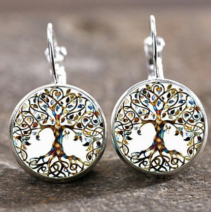 Butterfly Synthetic Cute Drop Earrings SilverLifeTree onesize