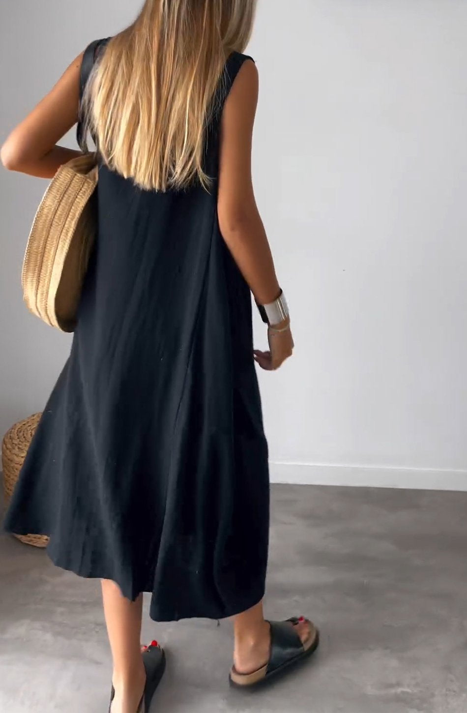 Sleeveless Loose Dress