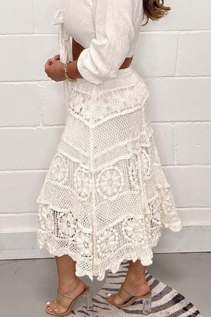 Crochet Midi Skirt