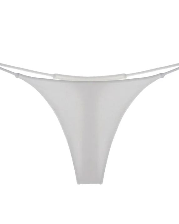 Female Solid Color T-back Thong