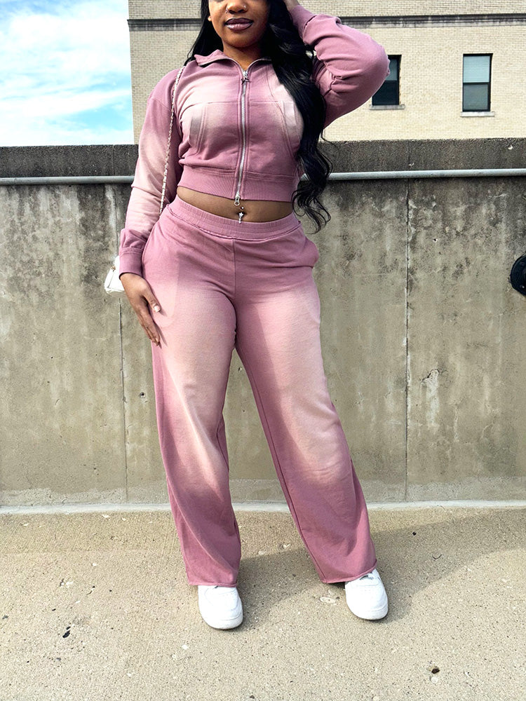 Washed Jacket & Pants Set