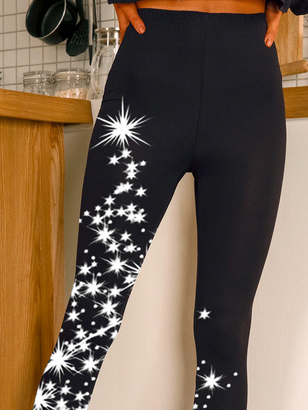 Plus size Christmas Skinny Leggings Leggings