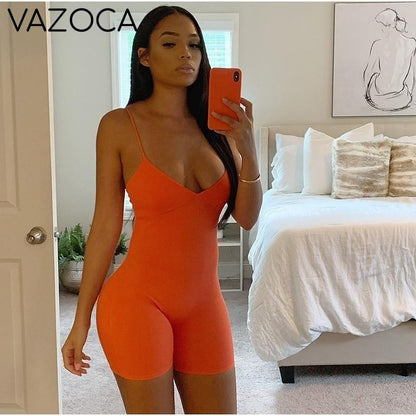 Casual Sleeveless Romper