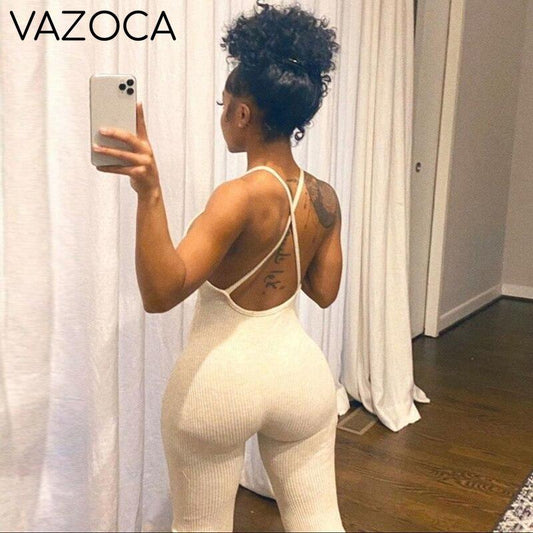 V-Neck Sexy Jumpsuit