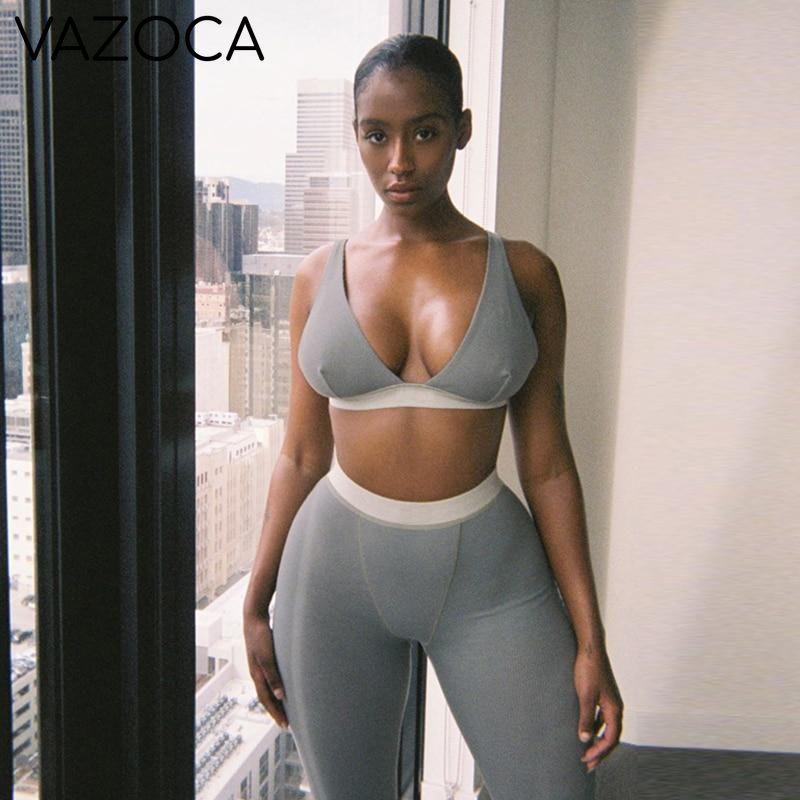 Sleeveless Active Shape Set Gray