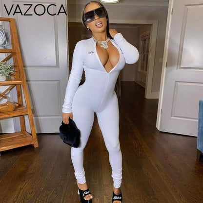 Lucky Label Autumn Jumpsuit White