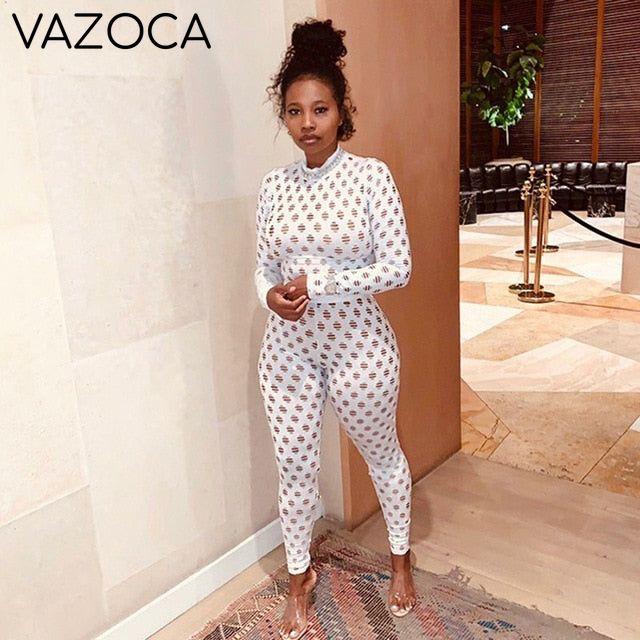 Hollow Sexy Long Jumpsuit