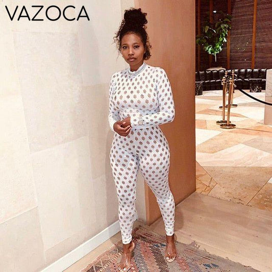 Hollow Sexy Long Jumpsuit