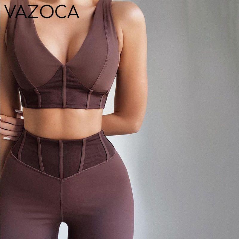 Patchwork Stretch Two Piece Set