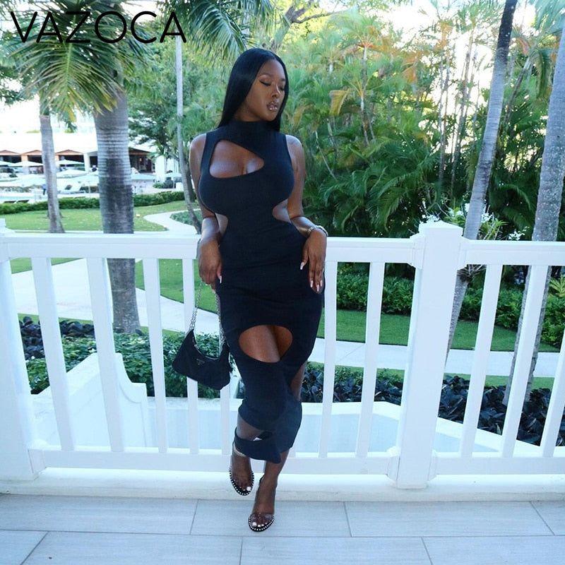 Cut Out Sexy Maxi Dress