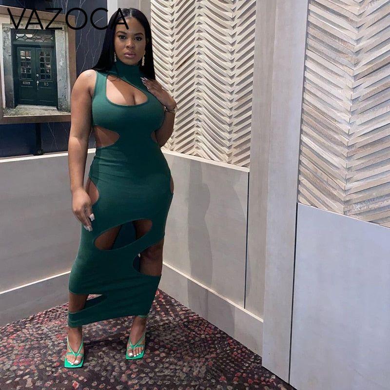 Cut Out Sexy Maxi Dress