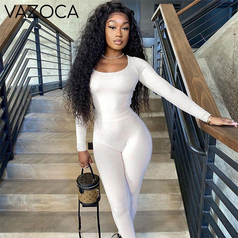 Solid Sportive Bodysuit Set