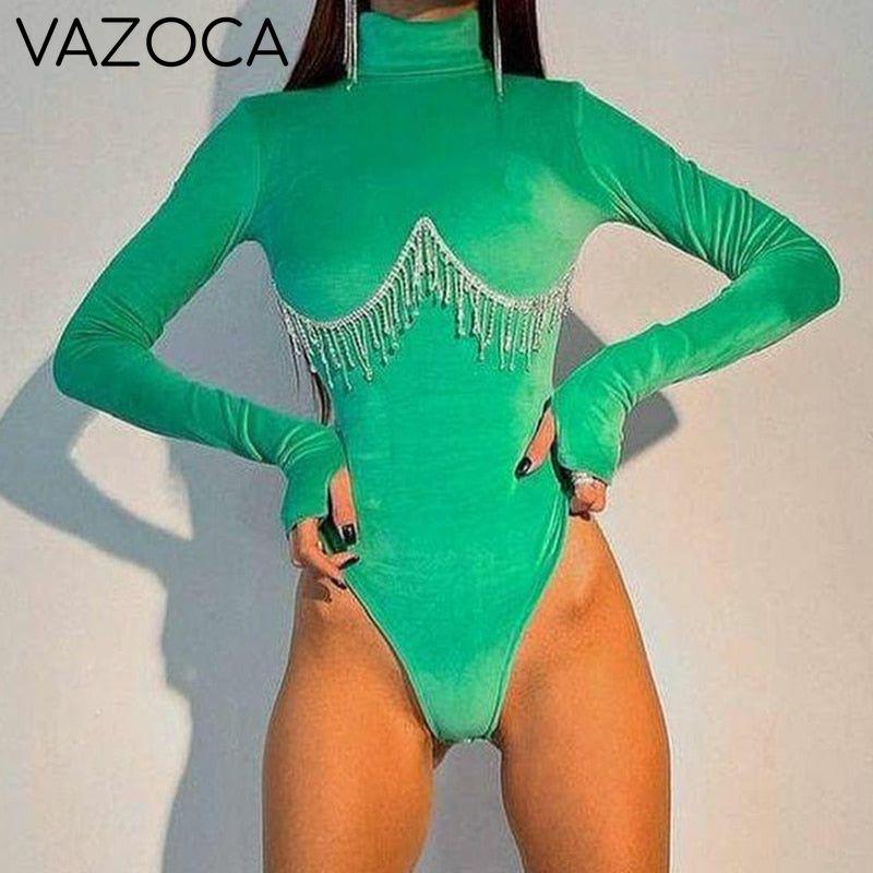 Diamond Tassels Bodysuit