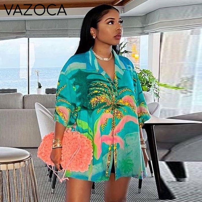 Summer Oversize Button Shirt