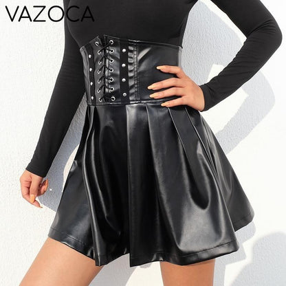 Adjustable Lace Up Skirt