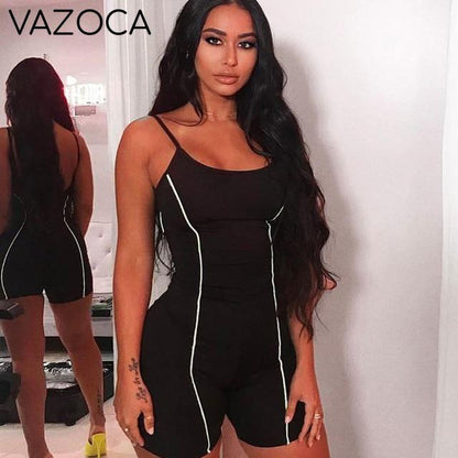 Reflective Strip Playsuit