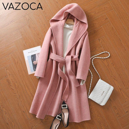 Pink Tunic Trench Coat
