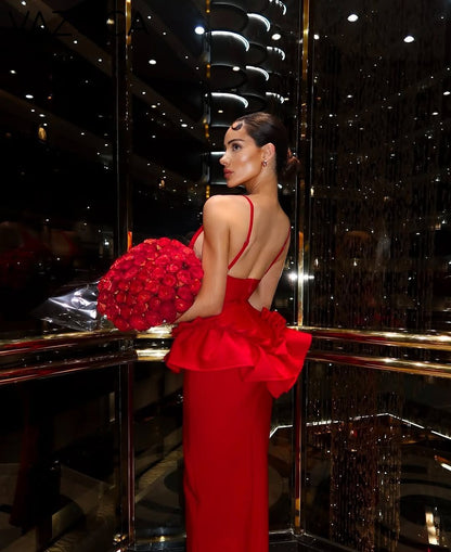 Huda Peplum Bandage Dress
