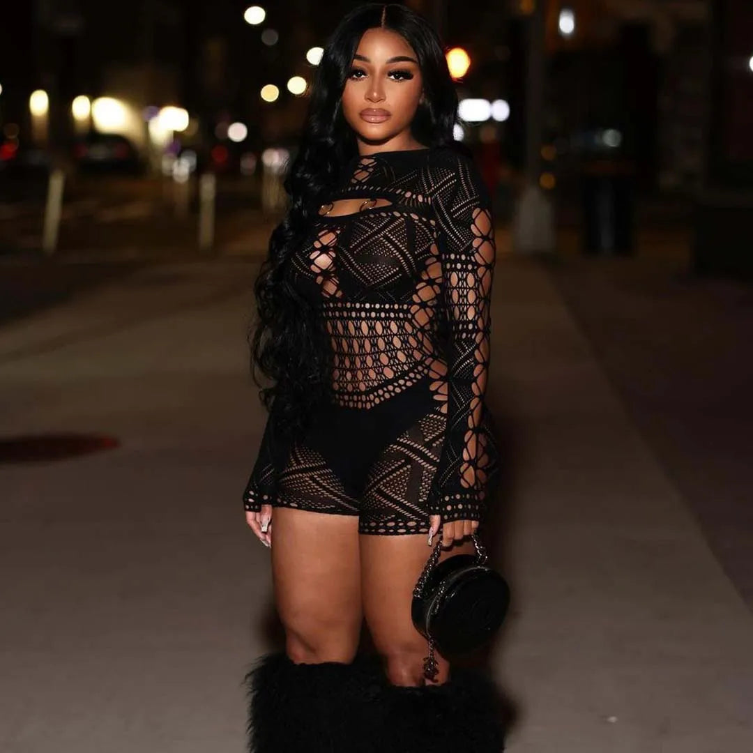 Manda Mesh Romper