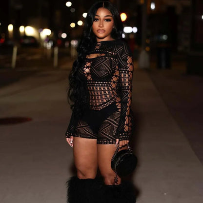 Manda Mesh Romper