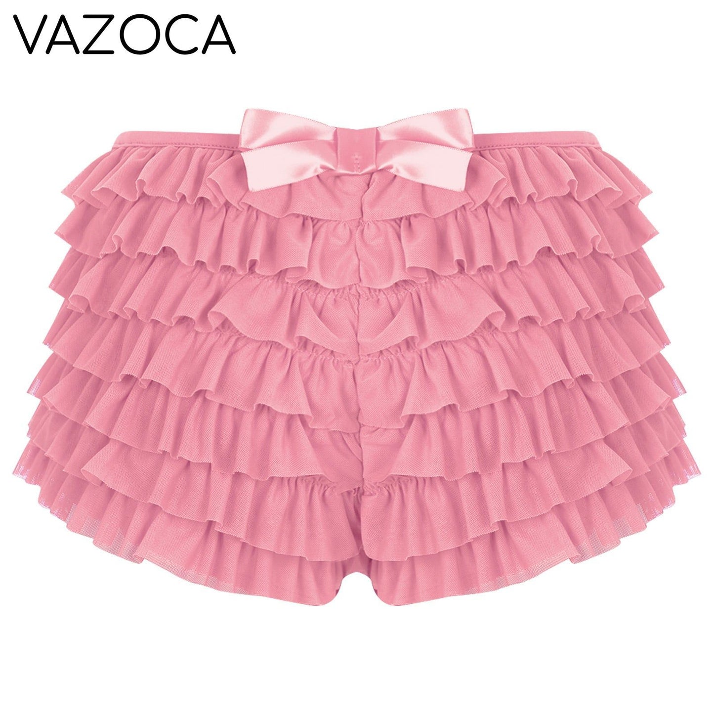 Low Rise Ruffles Tiered Short