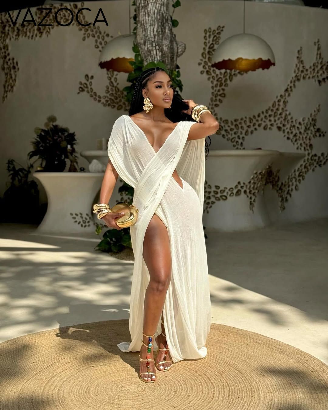 Tulum Sheer Maxi Dress