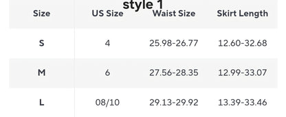 She Plaid High Waist Skirt