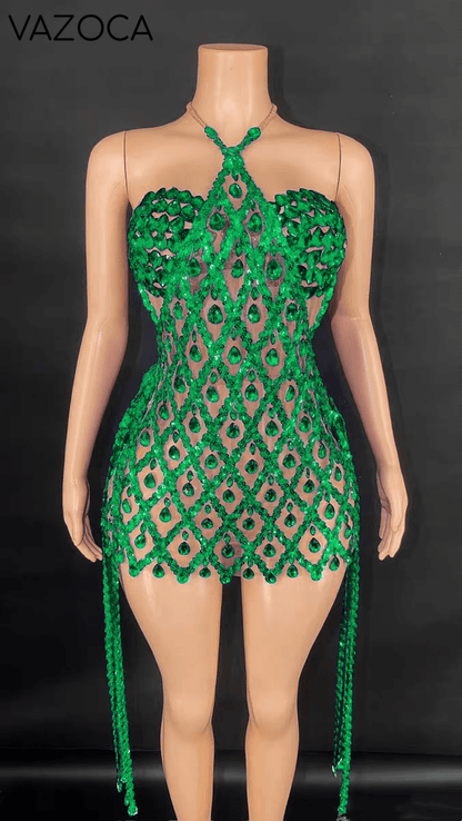 Diamonds In The Sky Mini Dress Set