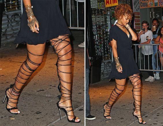 Runway Gladiator High Heels