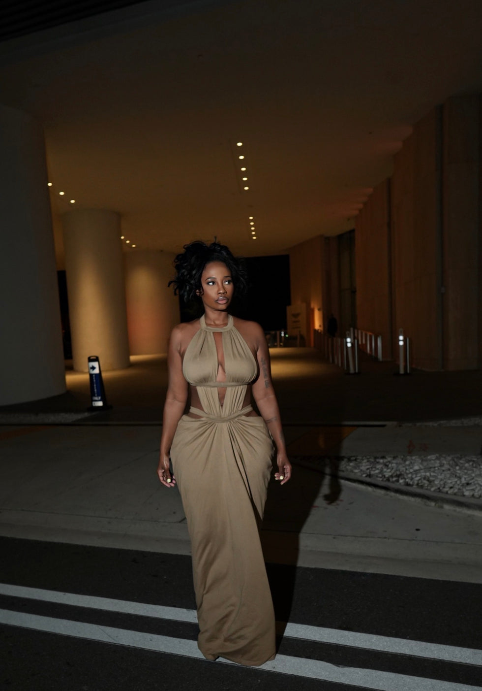 Katrina Cut-Out Maxi Dress