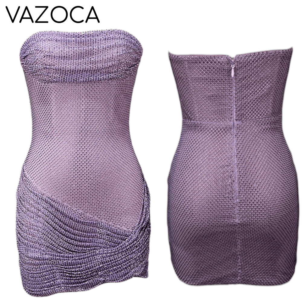 Sparkle Lavender Sequin Mini Dress