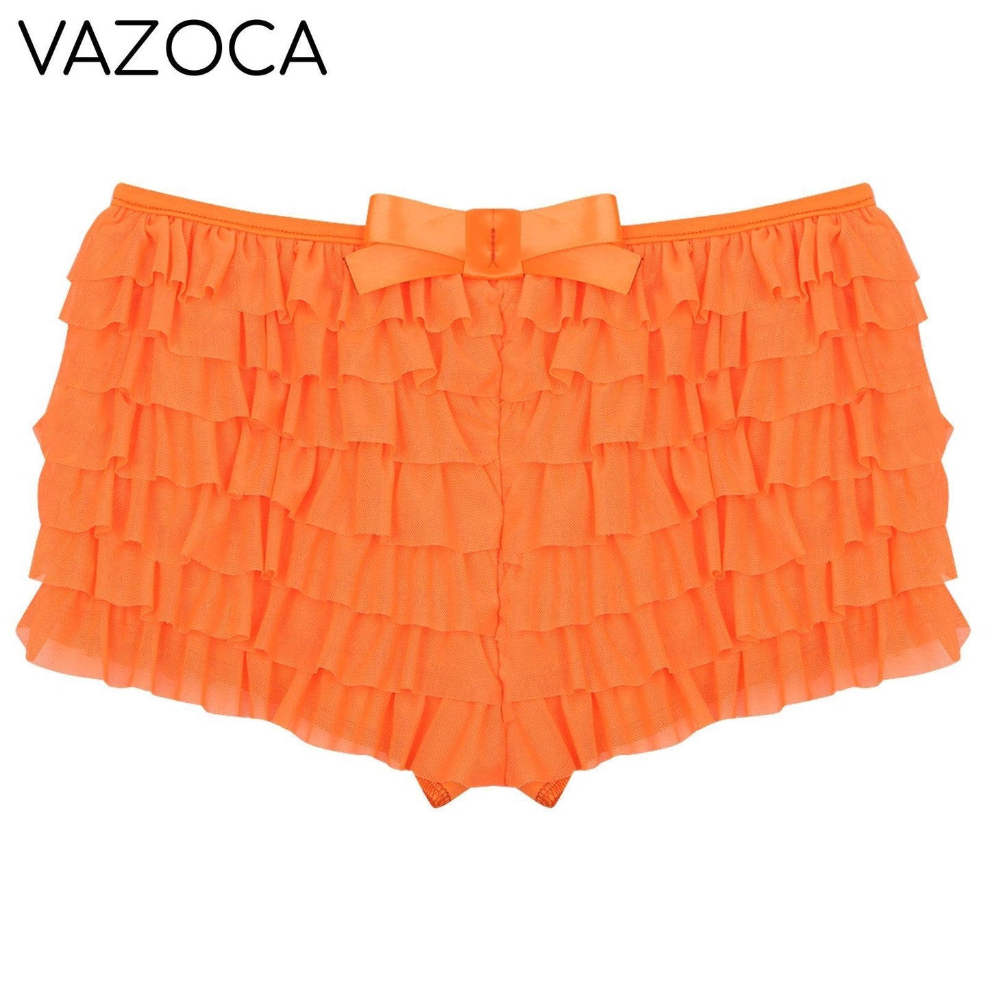 Low Rise Ruffles Tiered Short