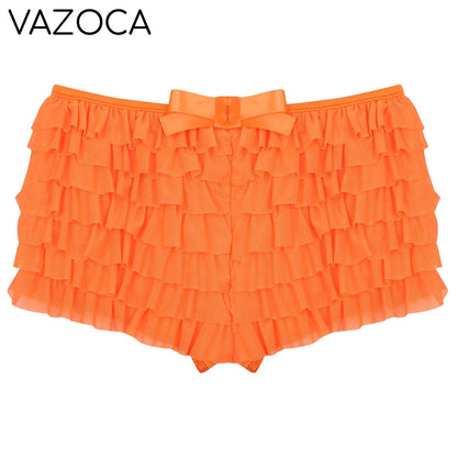 Low Rise Ruffles Tiered Short