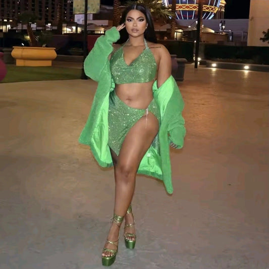 Diamond Skirt Set
