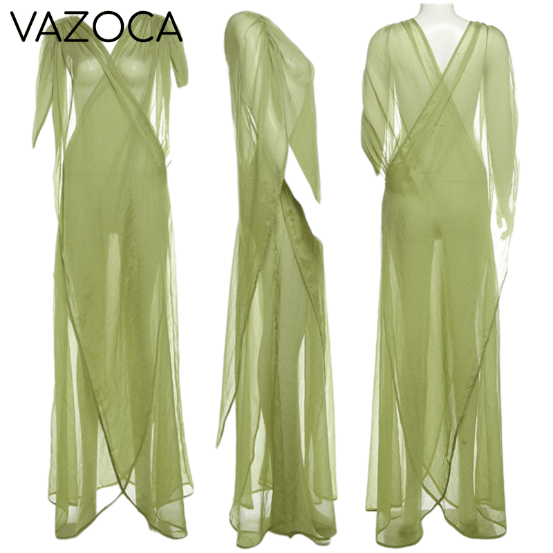 Tulum Sheer Maxi Dress