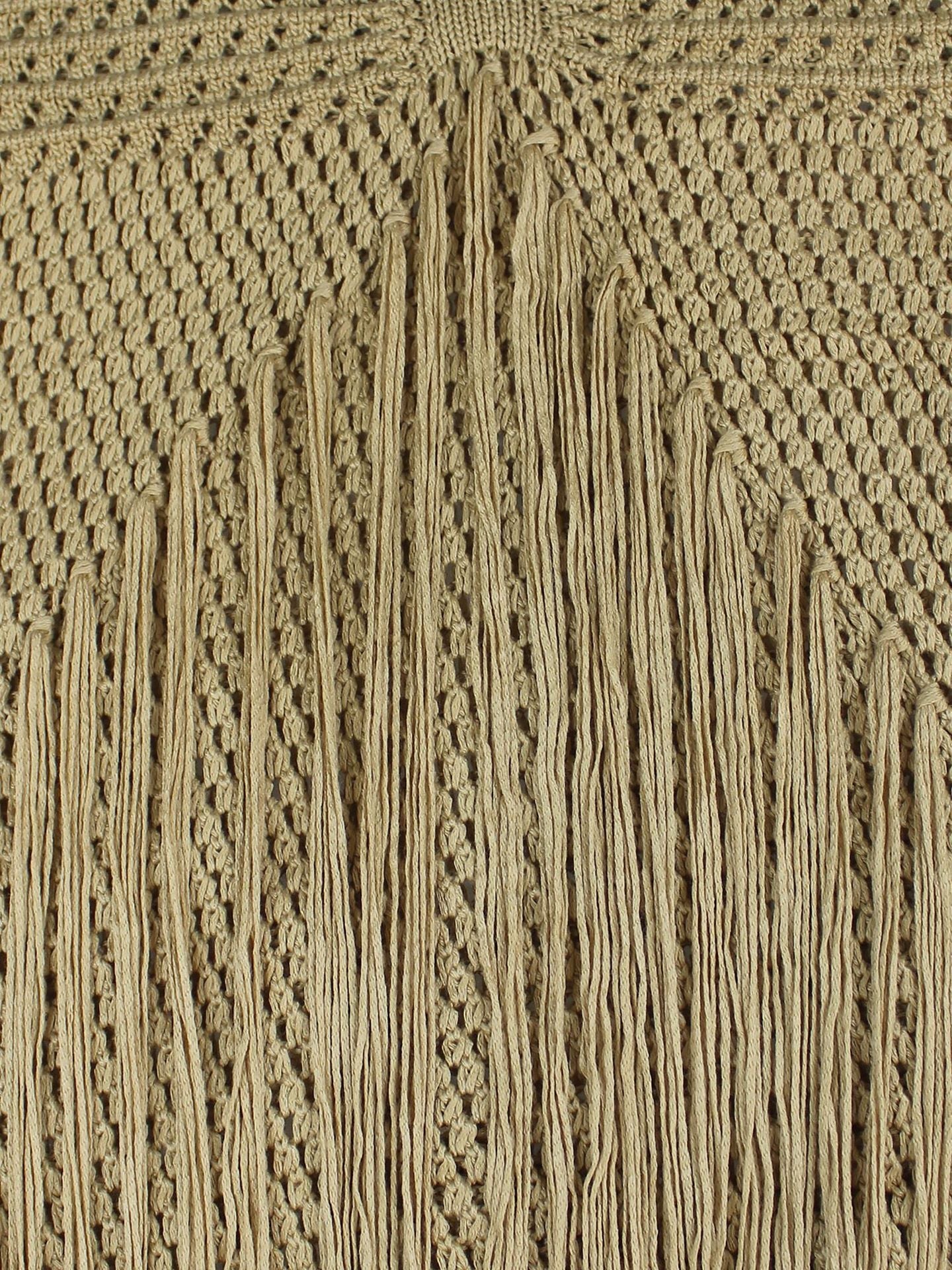 Tesha Crochet Fringe Maxi Dress