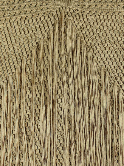 Tesha Crochet Fringe Maxi Dress