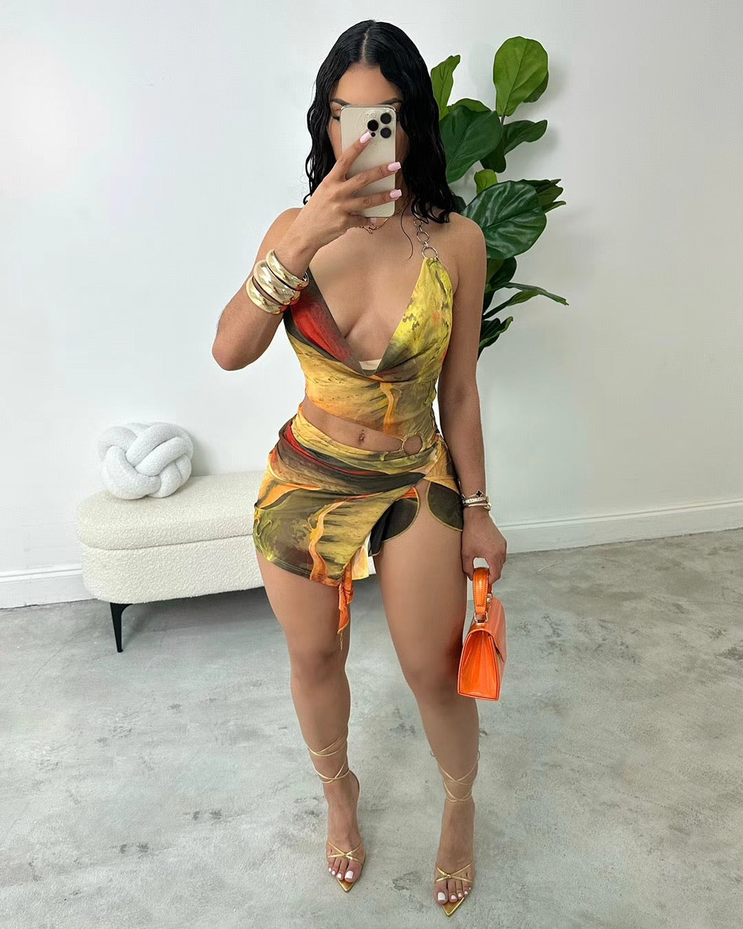 Colorful Mini Dress