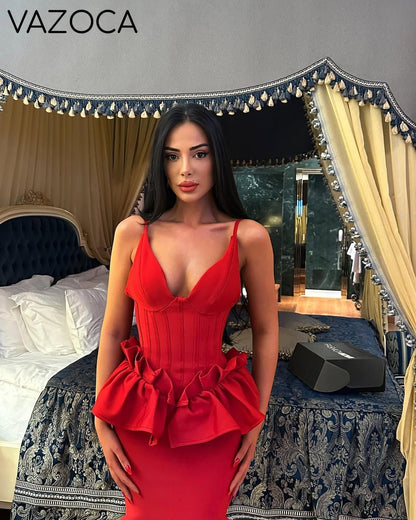 Huda Peplum Bandage Dress